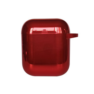 Étui <span class=keywords><strong>Airpods</strong></span> 1 et <span class=keywords><strong>2</strong></span> en cuir galvanisé de 30mm, boîtier de protection universel avec crochet métallique - Product Image 3