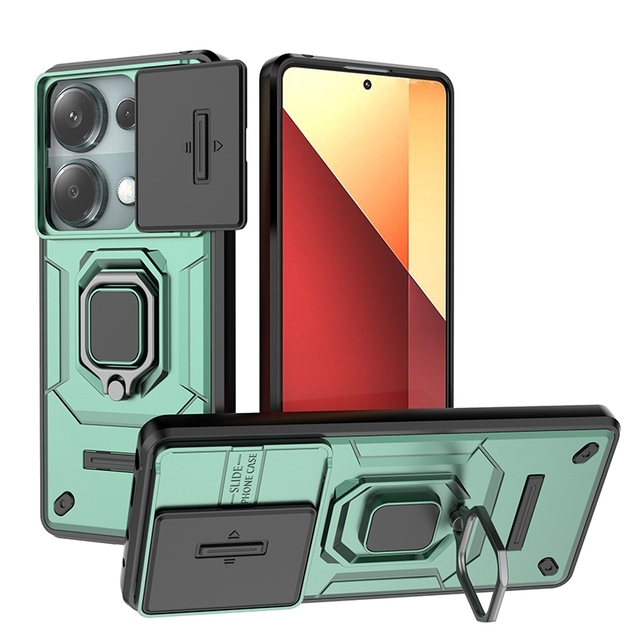 Window View Shockproof case for Redmi Note 13 Pro 4G, for Xiaomi 14/14 Pro Heavy Duty case with Car Mount