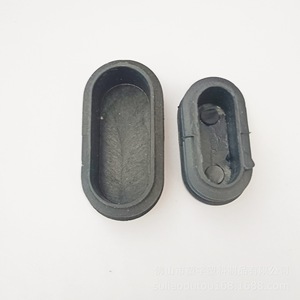 Oval Tube Plugs Black <b>Plastic</b> Sealing Stoppers For Industrial Pipes Injection Molding Parts - Product Image 2