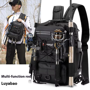 Mochila de pesca de nailon multifuncional de gran capacidad, resistente al desgaste, impermeable, posición colgante para equipos al aire libre - Product Image 4