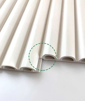 Panneaux muraux européens en PVC Panneaux muraux cannelés modernes en WPC pour villa hôtel Panneaux muraux intérieurs ignifuges imperméables