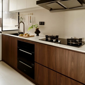 Armario de cocina de diseño francés moderno, muebles de cocina de estilo personalizado victorianos, madera maciza de roble con estilo MDF a la venta - Product Image 5