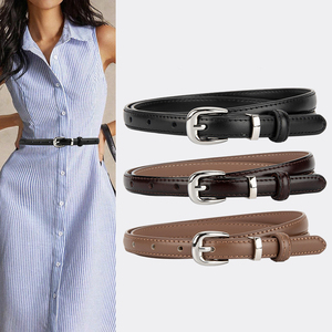 <span class=keywords><strong>Ceinture</strong></span> classique étroite <span class=keywords><strong>pour</strong></span> robes et pantalons, <span class=keywords><strong>ceinture</strong></span> en cuir véritable <span class=keywords><strong>pour</strong></span> femmes, <span class=keywords><strong>ceinture</strong></span> élégante et fine <span class=keywords><strong>pour</strong></span> un usage décontracté, OEM/ODM - Product Image 2