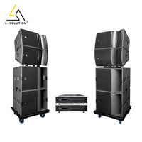 Système de sonorisation de scène Lsolution A15 Pro avec haut-parleur passif à deux voies en néodyme de 15 pouces 700 W et subwoofer KS21 de 1500 W pour ligne de basses