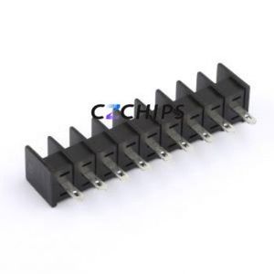 MX25H-7.62-09P-BK01-Cu-S-A Barrier Terminal Block Through hole Component (THT),P=7.62mm Connector Two Sides 7.62mm 1x9P 9P - Product Image 2