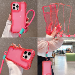 Coques de téléphone portable 3 en 1 avec protection à 360 degrés pour Xiaomi Redmi 15C 14C Note 14S Note 13 Pro A5 POCO C71 C75 <span class=keywords><strong>M6</strong></span> Pro, housses à <span class=keywords><strong>coussin</strong></span> <span class=keywords><strong>d</strong></span>'<span class=keywords><strong>air</strong></span> - Product Image 1