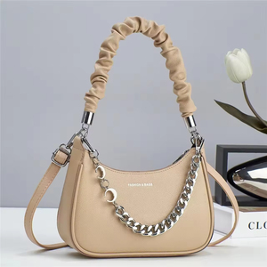Sacs bandoulière décontractés à motif litchi et chaînes croisées, nouvelle collection 2026, sacs à main tendance pour femme - Product Image 2