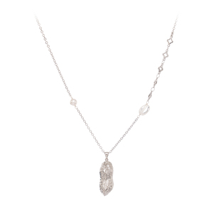 <span class=keywords><strong>Collana</strong></span> <span class=keywords><strong>con</strong></span> Ciondolo a Catena Naturale in Stile Fairycore, Ispirata alla Natura Botanica, Placcata in Oro 18K, Raffinata <span class=keywords><strong>con</strong></span> Perle - Product Image 5