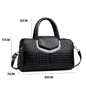 Nuevos Bolsos de Hombro de Cuero PU Acolchado de Moda de Lujo al por Mayor, Bolsos de Mano y Carteras con Patrón de Cocodrilo para Mujer 2025 - Product Image 4