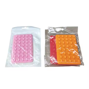 Hot Single Side Adsorption Silicone Mobile Phone Stand Non-slip Suction <b>Fidget</b> Toy Mobile Phone Cover Sticky Grip - Product Image 2