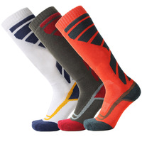 Vente en gros Unisexe Logo personnalisé Ski extérieur thermique voyage travail serviette bas chaud hiver laine randonnée chaussettes