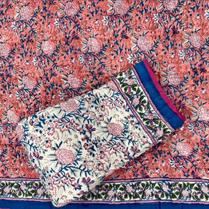 Couette en coton biologique 100% Style Jaipuri Couette en coton biologique fabriquée en Inde Produit doux et confortable - Product Image 1