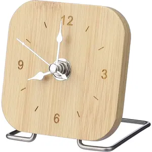 Horloge en bambou, gadgets écologiques personnalisés - Product Image 1