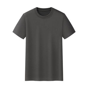 Camiseta de Trabajo Personalizada, 260g, Algodón Grueso, Color Sólido, Ropa Informal, Uniformes de Grupo, Deporte, Manga Corta, Logotipo Impreso - Product Image 4