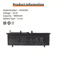 Batterie d'ordinateur portable OEM en gros C41N1901 pour ASUS ZenBook DUO UX481 UX481FA UX481FL UX481FLY