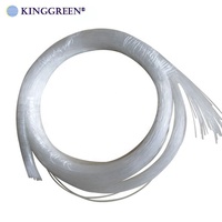 Haute qualité 2mm 2.5mm 3mm diamètre 1 ~ 5 mètres fin lueur PMMA plastique Fiber optique câble pour bricolage ciel étoilé effet décoratif
