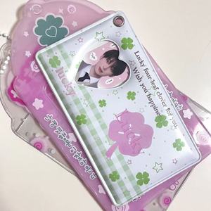 Porte-cartes Kpop personnalisé en PVC de 3 pouces, porte-clés tendance en forme de cœur creux pour Jennie, porte-cartes de crédit en PVC, porte-photo pour cartes photo de grande taille - Product Image 1