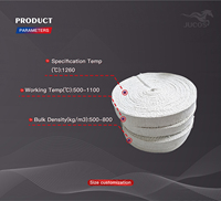 Ruban en fibre céramique de qualité supérieure, norme chinoise, pour isolation thermique haute température des tuyaux de four et des moteurs, vente en gros OEM