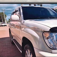 Nouvelles pièces automobiles : marchepieds latéraux modifiés blancs et noirs pour Toyota Land Cruiser LC100 FJ100 1998-2006