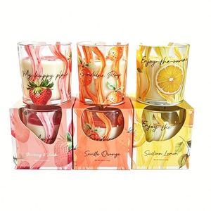 เทียนหอม Huang Ning Iced Specialty รุ่น Niche ระดับไฮเอนด์ กึ่งทำมือ รูปทรงกระบอก ทำจากขี้ผึ้งผสมฝ้ายบริสุทธิ์; ของตกแต่งบ้านและห้องนอน - Product Image 5