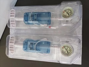 Dispositivo de Inflado de Balón Médico PTCA, Juego de Bomba de Presión para Catéter de Angioplastia, Kit de Cifoplastia Veterinaria, Kit PKP - Product Image 4