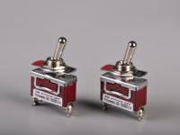 Toowei 2 broches Spst interrupteur à bascule à ressort 10a 250v rétro (ON)-OFF 2 voies Micro avec borne à vis pour avion