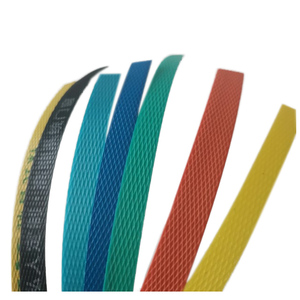 Chất lượng chính 16mm 19mm màu xanh lá cây <span class=keywords><strong>PP</strong></span> nhựa cuộn bao bì Dải <span class=keywords><strong>PP</strong></span> dây đeo đầy màu sắc - Product Image 1