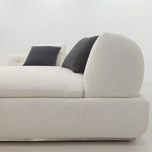 Meubles de luxe modernes de Foshan, canapé modulaire de haute qualité pour salon, nouveau design, ensemble de canapés confortables en cuir et tissu - Product Image 4