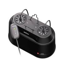 Lampe double dôme intelligente Reptizoo pour dragon barbu, tortue, lézard – Support de lampe chauffante UVB pour basking – Vente en gros, logo personnalisé, OEM