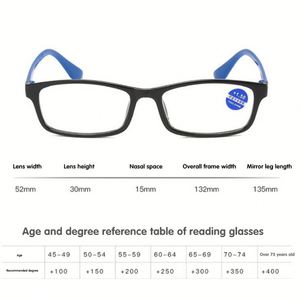 แว่นตาอ่านหนังสือกรองแสงสีฟ้า สำหรับสายตายาว รุ่นทนทาน แฟชั่นขายส่ง สำหรับทุกเพศ - Product Image 6
