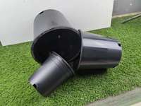 Vente en gros de plastique dur de 2 gallons et 5 gallons Pot de fleur de pépinière Pot de gallon noir pour la maison et le jardin-de Chine Fournisseur
