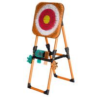 Support de cible de tir à l'arc portable en aluminium pliable personnalisé, avec cible en tissu réutilisable pour l'entraînement, équipement de sport extérieur réglable