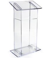 Podio de Lucita transparente, podiums y pulpitos de Iglesia acrílicos, con soporte para libros, venta al por mayor