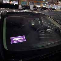 Autocollant lumineux LED, adhésif avec 4 ventouses, décoration pour la voiture