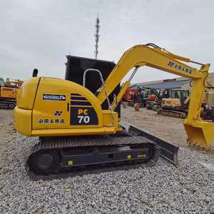 Made in Japan Used Excavator Komatsu Pc70-8 7tons Small <b>Mini</b> Machine Komatsu <b>PC</b> 70 in Hefei with Low Working Hours - Product Image 1