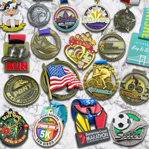 Personalizado 2025 2026 Kayak equipo de baile latino rompecabezas completo 3D sin color Cheer media maratón medalla - Product Image 1