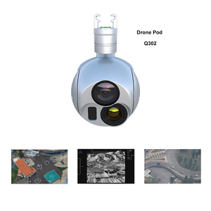 โดรน YAHREE Triple-Lens Gimbal Q302 ความละเอียดสูง 1080P พร้อมเลเซอร์วัดระยะทาง สำหรับการทำแผนที่และการตรวจสอบ ตัวเครื่องอะลูมิเนียม น้ำหนัก 1160 กรัม หมุนได้ 360 องศา - Product Image 4