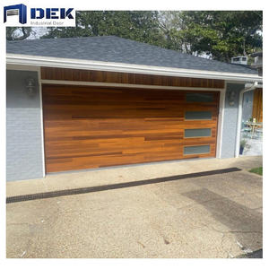 <span class=keywords><strong>Porte</strong></span> de <span class=keywords><strong>garage</strong></span> <span class=keywords><strong>sectionnelle</strong></span> automatique en verre transparent coulissante électrique en aluminium moderne, étanche et facile à installer - Product Image 5