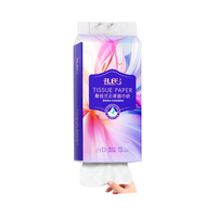 Mouchoirs en papier de haute qualité, 5 plis, super doux, respectueux de la peau, en vrac, à suspension, à tirer par le bas