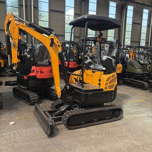 Mini-excavatrice HT18S de 1,8 tonne avec largeur de chenilles de 2 m, moteur à piston, petite pelle - Product Image 2