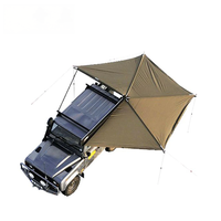 270 °   Camping-Vordachzelt für Outdoor-Camping Wasserdichtes Auto-Seitenmarkisenzelt Faltbares Dachzelt Hartschalen 4x4 Zubehör