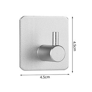Adhesive Wall Hooks Door Key Clothes Coat Hanger Hook Bathroom Robe Towel Holder Organizer Hanging Hook Shelf <b>Kitchen</b> Hardware - Product Image 6