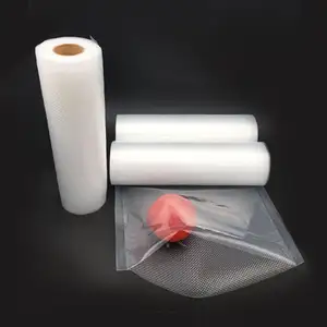 Viande Poulet Pack Sacs PA Sac Sous Vide En Plastique Transparent Nylon En Relief Scellant Sous Vide En Plastique Sacs D'emballage
