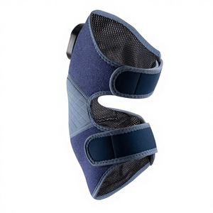 Alat Pijat Lutut Elektrik Model 002 dengan Getaran dan Baterai Terpasang untuk Kompres Hangat Pereda Nyeri - Product Image 1