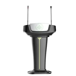 Church Pulpit v-form schlank körper Speaker Stand/ Interactive Lectern 21.5 zoll alle in einem PC smart podium