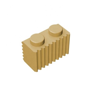 0,1 kg/146 pièces Pièces n° 2877 1*2 avec grille Brique cannelée Blocs de construction Petites particules Jouets en plastique Accessoires de bricolage - Product Image 4