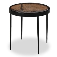 Meubles de salon de style unique table basse ronde en verre gigogne ensemble de tables basses en métal combinées au design de luxe moderne