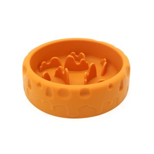 Comedero lento para perros, diseño antideslizante de silicona, lavavajillas, apto para microondas, cuencos para cachorros y gatos, cuencos para una alimentación <span class=keywords><strong>saludable</strong></span> - Product Image 3