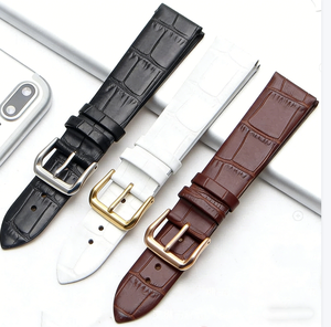 Bracelet de montre en cuir véritable de haute qualité 16mm 18mm 20mm 22mm, bracelets de montre à libération rapide, bracelets de montre vintage - Product Image 1