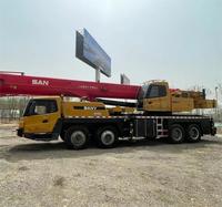 Grue sur camion Sany d'occasion haute capacité 80 tonnes STC800C, moment de levage 3450 kN·m, flèche 50,2 m, contrepoids 25,2 t pour chantiers de construction